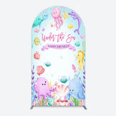 Aperturee - Aperturee Under The Sea Birthday Girl Party Arch Backdrop